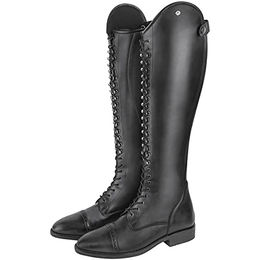 ELT Damen Reitstiefel Portland Polo Schwarz aus Kunstleder Größe 41 wasserabweisend – Bild 1 von 4