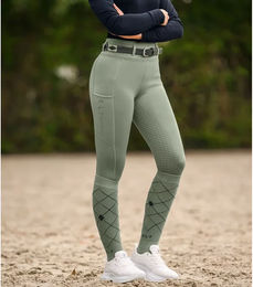 ELT Ella Glam Reitleggings Damen Full Grip Salbei Größe 42 – Bild 1 von 1