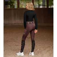 Produktbild von ELT Ella Reitleggings Damen Full Grip Braun Größe 36