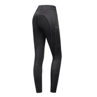 Produktbild von ELT Ella Reitleggings für Kinder mit Knie-Silikongrip Schwarz Größe 164