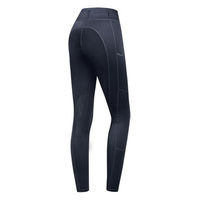 Produktbild von ELT Ella Reitleggings mit Kniegrip für Damen und Kinder in Blau Grösse 140