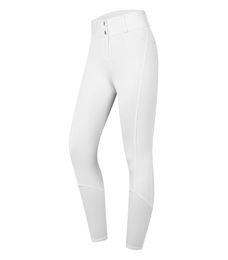 ELT Essential High Waist Reithose Damen mit Silikon Weiß Größe 48 – Bild 1 von 4