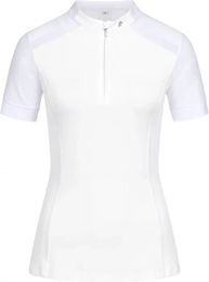 ELT Funktions-Zip-Shirt Nancy Reitshirt für Damen Weiß Größe L – Bild 1 von 10