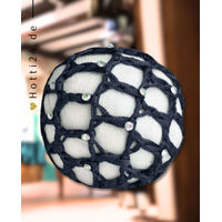 Produktbild von ELT Haarnetz Crystal Navy Blau