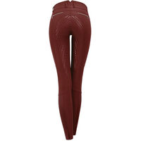 Produktbild von ELT Hella High Waist Full Grip Reithose Damen Mahagoni Silber Grösse 42 wasserabweisend
