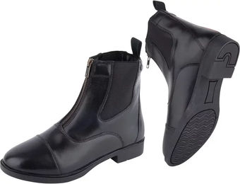 ELT Jodhpurstiefeletten Boston aus Leder wasserabweisend Schwarz Größe 39 Unisex – Bild 1 von 5