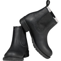Produktbild von ELT Jodhpurstiefeletten für Kinder aus Leder wasserabweisend Winter Schwarz Silber