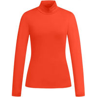 Produktbild von ELT Kingsville Funktionslangarmshirt Damen Reitshirt aus Polyester in Rot und Orange Größe XXL