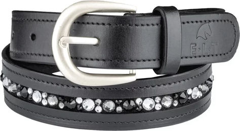 ELT Ledergürtel Jewel Schwarz 80 cm Unisex – Bild 1 von 3