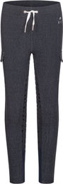 Produktbild von ELT Lucky Gwen Cargoreitleggings für Kinder aus Baumwolle Grau Größe 134