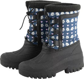 ELT Lucky Snowfall Reitstiefel für Kinder, wasserdicht, Winterthermoschuhe, Blau/Schwarz, Größe 30 – Bild 1 von 4
