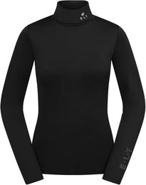 ELT Madison Reitshirt mit Rollkragen für Damen in Schwarz XXL – Bild 1 von 6