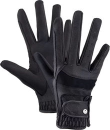 Produktbild von ELT Magnetize Reithandschuhe aus Kunstleder Schwarz Unisex Größe L