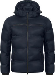 Produktbild von ELT Montana Reitjacke mit Kapuze für Herren Blau XXL wasserabweisend Winterjacke aus Polyester