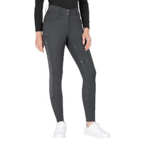 Produktbild von ELT Reflektierende Reithose Damen Grau mit Silikon und wasserabweisender Eigenschaft Grösse 48