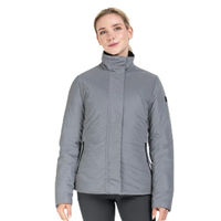 Produktbild von ELT Reflektierende Reitjacke für Damen aus Fleece in Silber Grau Größe XL wasserabweisend