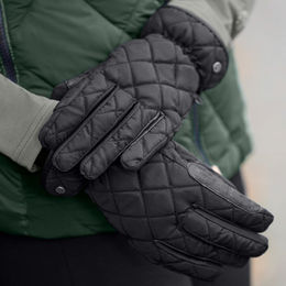 Produktbild von ELT Reithandschuh Diamond Winter Schwarz XL wasserabweisend aus Polyester