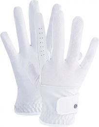 ELT Reithandschuh Estelle Weiß Größe M aus Polyester für Sommer und Unisex – Bild 1 von 11