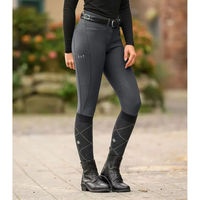 Produktbild von ELT Reithose Comfort Ride Damen Full Grip mit Silikon in Grau Silber Grösse 40