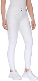 ELT Reithose Comfort Ride Glam für Damen in Weiß Größe 34 mit recycelten Fasern und wasserabweisender Eigenschaft – Bild 1 von 2