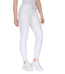ELT Reithose Comfort Ride Silikon Weiß Größe 34 für Damen und Kinder – Bild 1 von 6