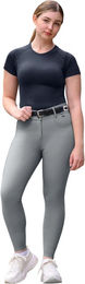 ELT Reithose Damen Comfort Ride Glam HW 2025 Full-Grip Chromgrau Größe 48 aus recycelten Fasern wasserabweisend – Bild 1 von 1