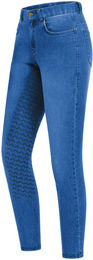 ELT Reithose Damen Luna Jeansreithose Full-Grip Jeansblau Größe 48 – Bild 1 von 1