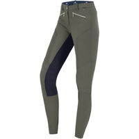 Produktbild von ELT Reithose Damen Vollbesatz Gala Khaki/Nachtblau Größe 34 wasserabweisend