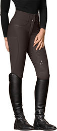 ELT Reithose Mathilda Glam High Waist in Espresso Braun mit Silikon Grip Größe 44 – Bild 1 von 1