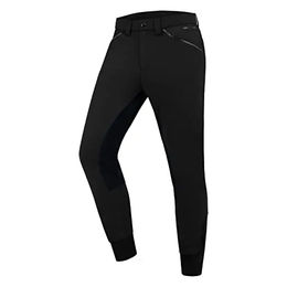 ELT Reithose Matteo Classic für Herren in Schwarz mit Kunstleder – Bild 1 von 5