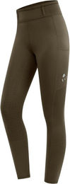 ELT Reitleggings Ella Full-Grip Damen Reithose Braun Oliv Größe 42 – Bild 1 von 1