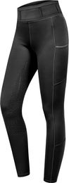 ELT Reitleggings Ella Glam Damen Reithose mit Full Grip Schwarz Größe 42 – Bild 1 von 9
