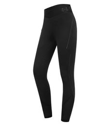 ELT Reitleggings Pia Damen Full Grip Reithose Schwarz Größe 36 wasserabweisend – Bild 1 von 10