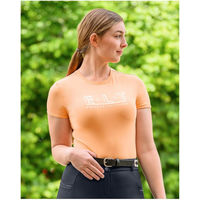 Produktbild von ELT Reitshirt Damen aus Baumwolle in Rosa Pfirsich Orange Größe M