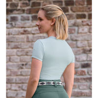 Produktbild von ELT Reitshirt Damen aus Baumwolle Schwarz Pfirsich XL
