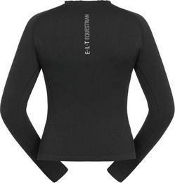 ELT Reitshirt Richmond 3D-Strick-Funktionsshirt Damen Langarm Schwarz – Bild 1 von 4