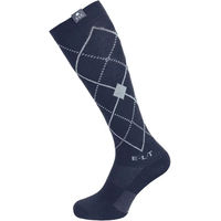 Produktbild von ELT Reitsocken Argyle aus Baumwolle Blau Unisex Größe L