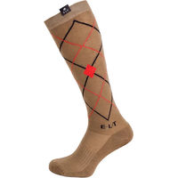 Produktbild von ELT Reitsocken Argyle aus Baumwolle Unisex Braun Größe L