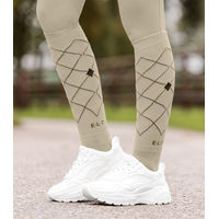 Produktbild von ELT Reitsocken Argyle für Damen aus Baumwolle in Blau und Beige Größe L