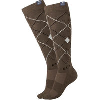Produktbild von ELT Reitsocken Argyle Grünbraun Größe 35-38