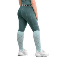 Produktbild von ELT Reitsocken Argyle mintgrün Größe S