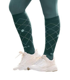 ELT Reitsocken Argyle piniengrün Größe S – Bild 1 von 3