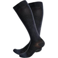 Produktbild von ELT Reitsocken aus Bambus Schwarz/Tiefblau Größe 35-38