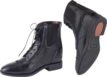 ELT Reitstiefeletten Belfort aus Leder Schwarz Unisex Größe 37 wasserabweisend – Bild 1 von 8