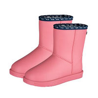 Produktbild von ELT Stallstiefel Bootie Rainless Lucky Heart Rosarot Grösse 38 wasserdicht aus Polyester
