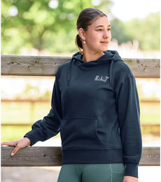 ELT Strasbourg Hoodie Damen Blau aus Baumwolle Größe L – Bild 1 von 1