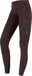 ELT Thermo Reitleggings Ella Damen Full Grip Winter Reithose Grün – Bild 1 von 3