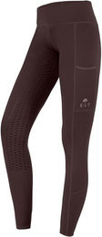 ELT Thermo-Reitleggings Ella Damen mit Fleece für den Winter Braun Größe 42 – Bild 1 von 5