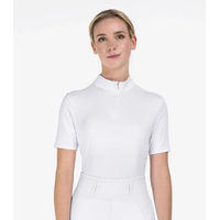 Produktbild von ELT Turnier-Poloshirt Basic für Mädchen in Weiß Größe 140/146