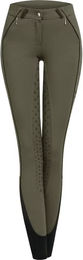 Produktbild von ELT Turnierhose Fenja Reithose Damen Full Grip Grün Größe 38 wasserabweisend